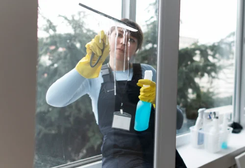 Nettoyage de vitres intérieures et extérieures à Œting